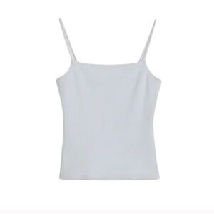 NWOT Madewell White Squareneck Tank Top
